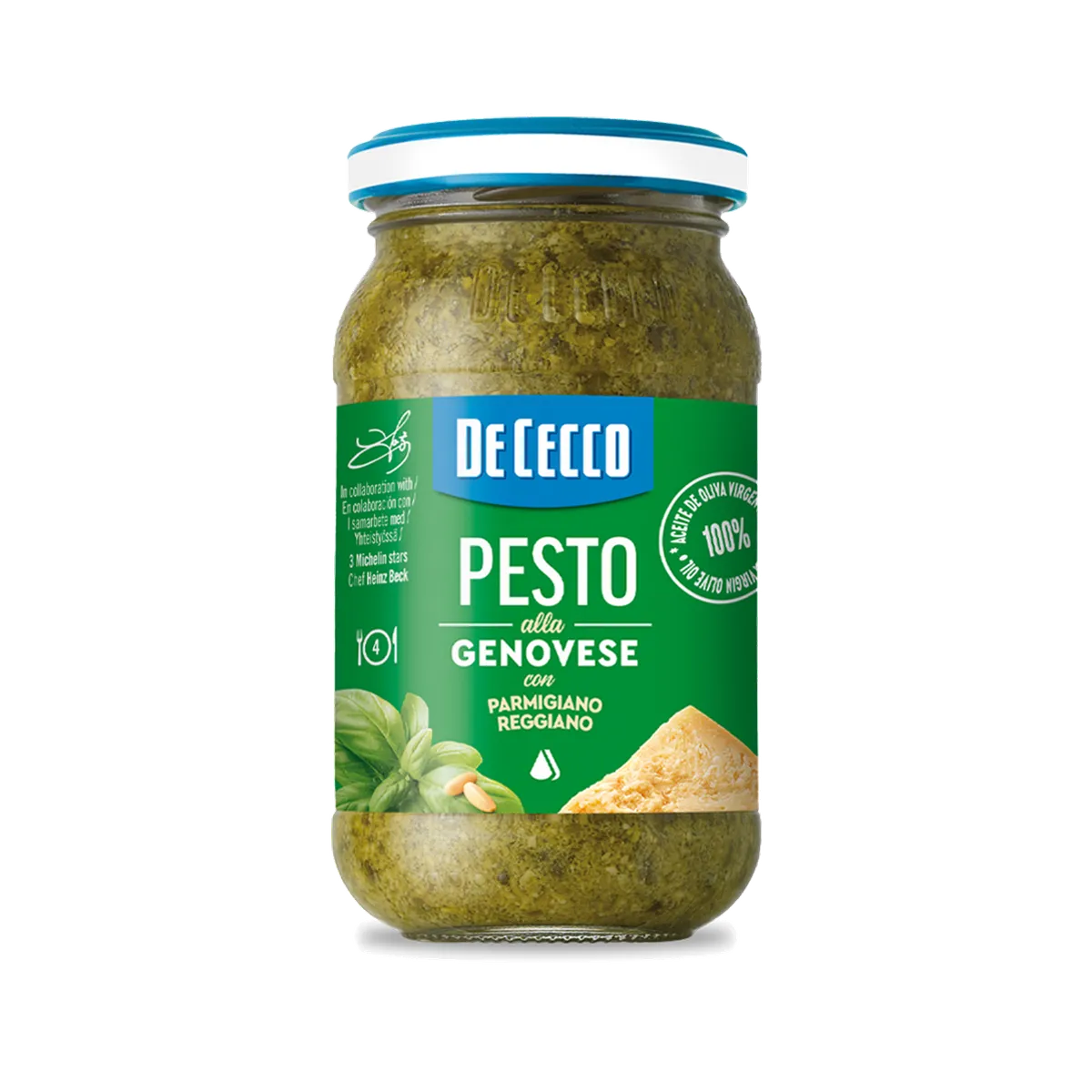 Pesto Genovese de Cecco 12x200gr, producto de Spiga Impex