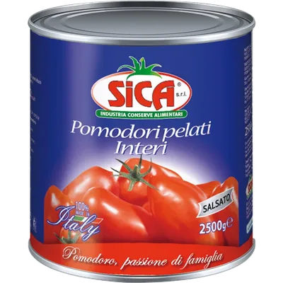 Pomodori Pelati SICA Termo 6x2,5kg, producto de Spiga Impex