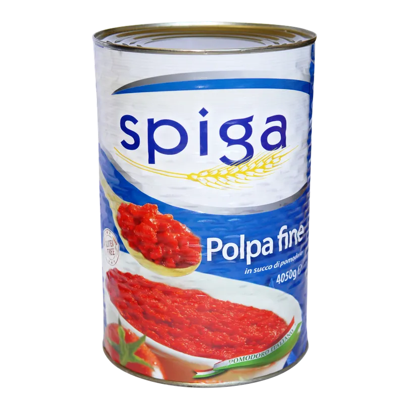 Pomodori Polpa Fine SPIGA Termo 3x4,05kg, otra vista
