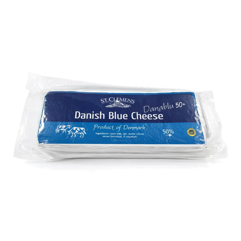 Queso Azúl barra plana 2x2kg 50% M.G./E.S., producto de Spiga Impex