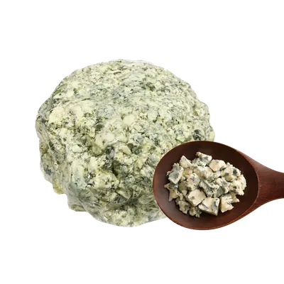 Queso Azúl desmenuzado 2x2,5kg (50% MG/ES), producto de Spiga Impex