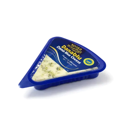 Queso Azul porciones Spiga Gourmet 10x100g, producto de Spiga Impex