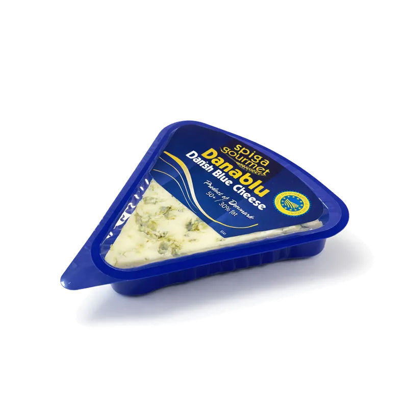 Queso Azul porciones Spiga Gourmet 10x100g, producto de Spiga Impex