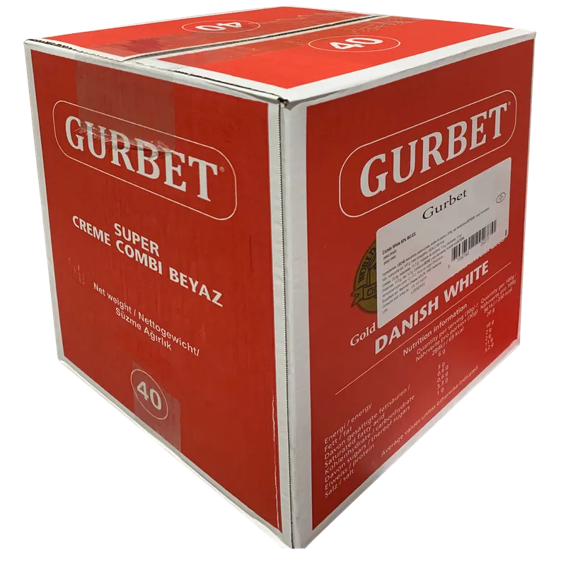 Queso Combi white lata 1x16kg (50% m.g.), producto de Spiga Impex