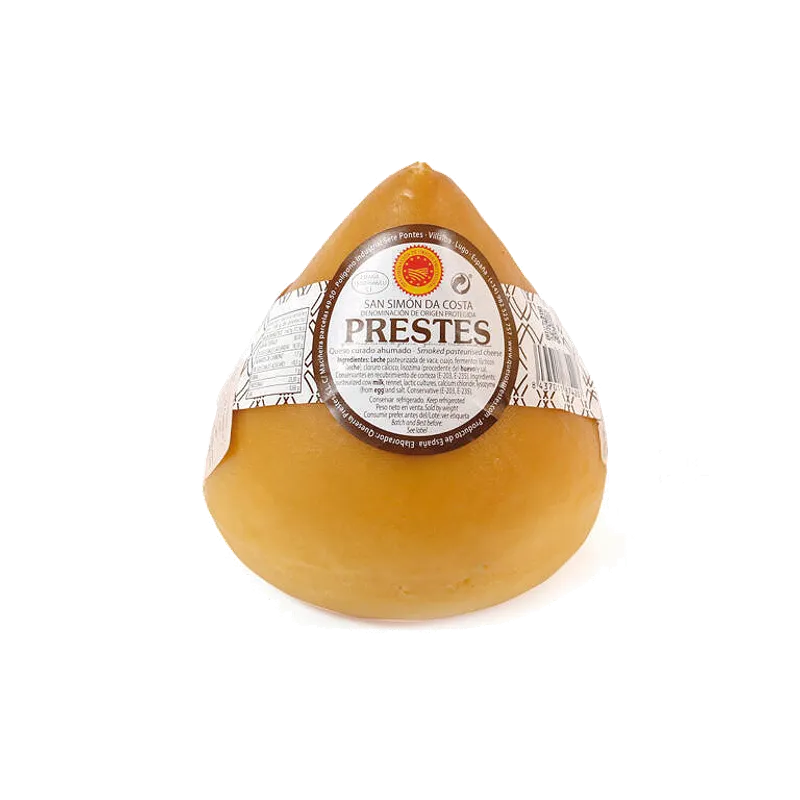 Queso D.O.P. San Simón Da Costa 4x1kg, producto de Spiga Impex