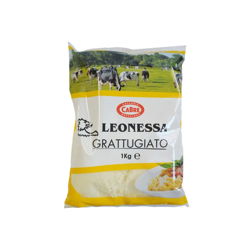 Grattugiato Leonessa fresco (busta) 10x1kg, producto de Spiga Impex