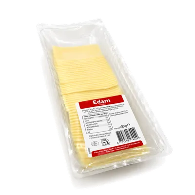 Queso Edam Lonchas 6x1kg, otra vista