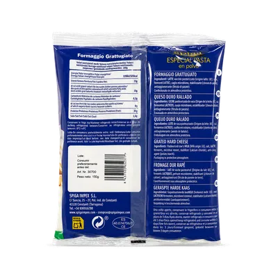Grattugiato mix fresco SPIGA 10x150g, producto de Spiga Impex