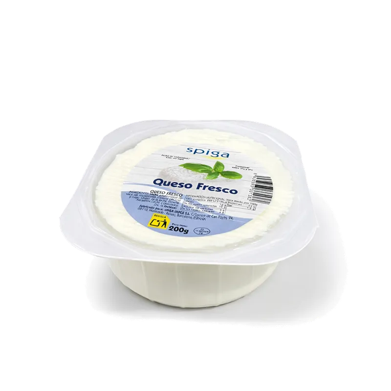 Queso Fresco tradicional SPIGA 6x200g, producto de Spiga Impex