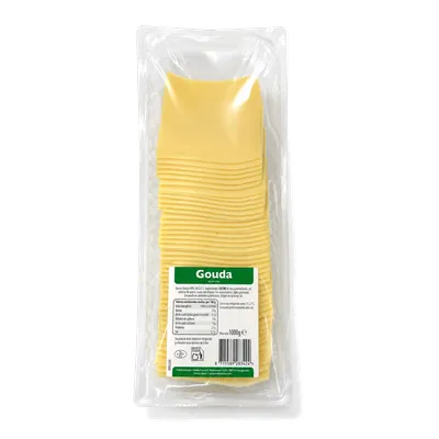 Queso Gouda Lonchas 6x1kg, producto de Spiga Impex