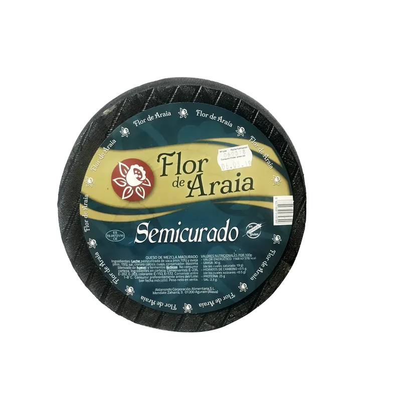Queso semicurado tipo manchego 2x3kg, producto de Spiga Impex