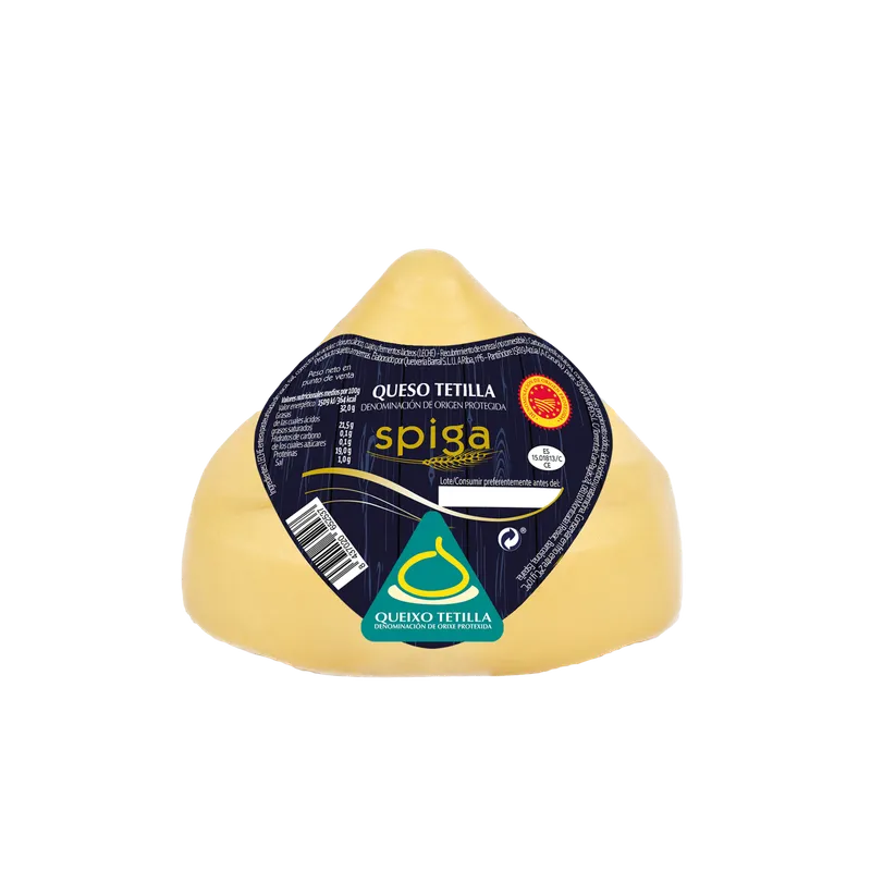 Queso Tetilla Gallega D.O.P Spiga 6x900g, producto de Spiga Impex