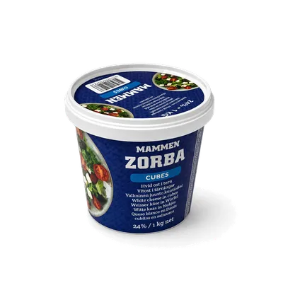 Queso Tipo Feta dados en cubo 3x1kg (45% m.g.), producto de Spiga Impex