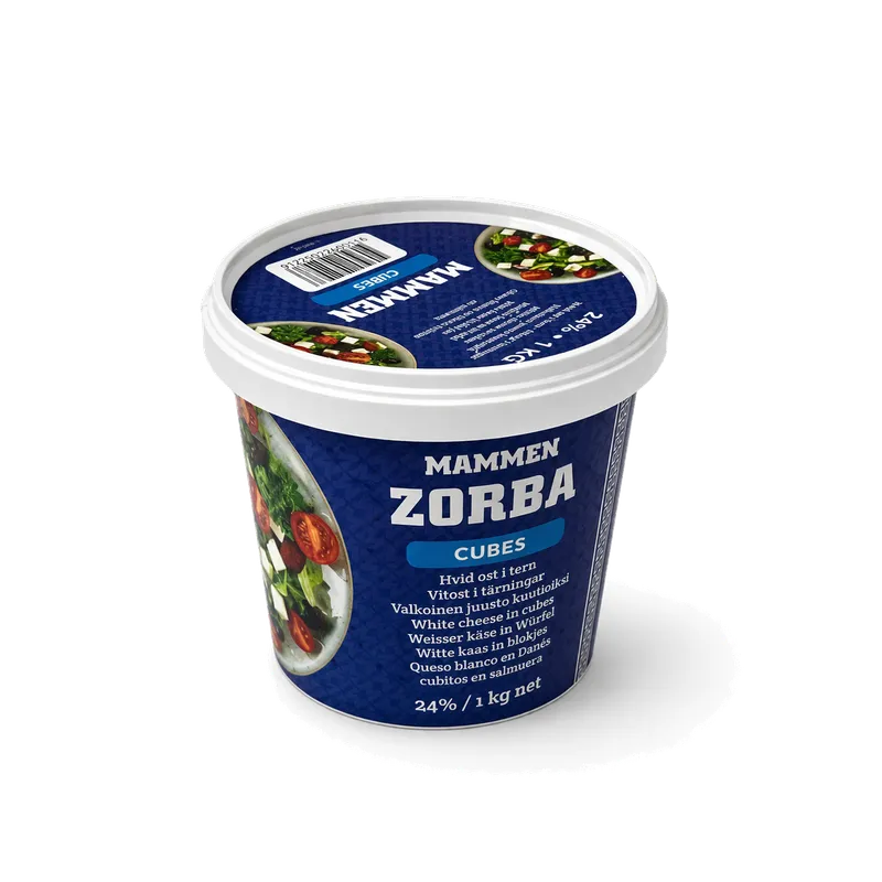 Queso Tipo Feta dados en cubo 3x1kg (45% m.g.), producto de Spiga Impex