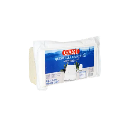 Queso Gazi barra (tipo Feta) 3x1,6kg, producto de Spiga Impex