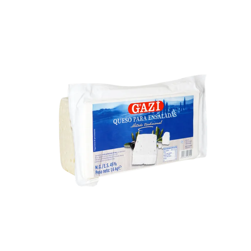 Queso Gazi barra (tipo Feta) 3x1,6kg, producto de Spiga Impex