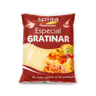 Rallado para Gratinar 6x1 kg, producto de Spiga Impex