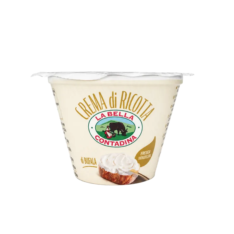 Ricotta di Bufala "La Bella Contadina" 150 g, producto de Spiga Impex