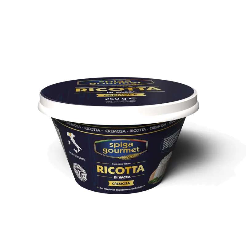 Ricotta vaschetta SPIGA GOURMET 6x250g, producto de Spiga Impex