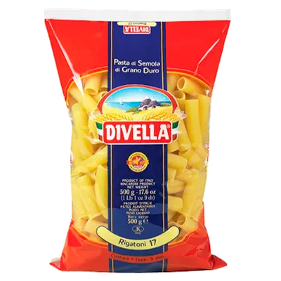 Rigatoni nº17 Divella 24x500g, producto de Spiga Impex