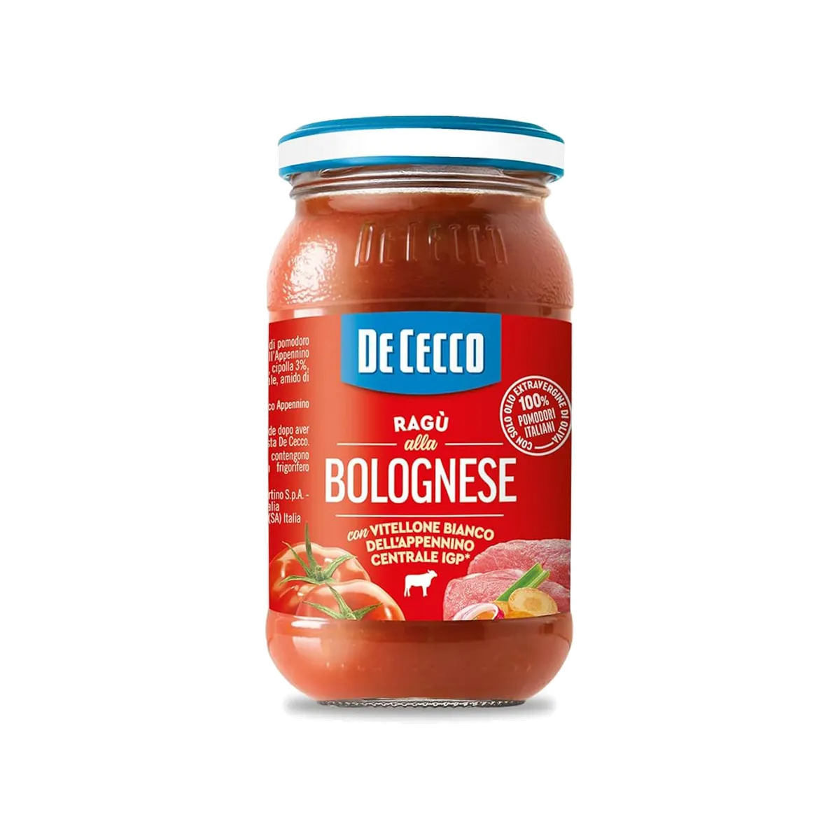 Salsa Boloñesa de Cecco 12x190gr, producto de Spiga Impex