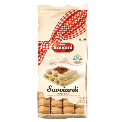 Savoiardi Bonomi 15x400g, producto de Spiga Impex