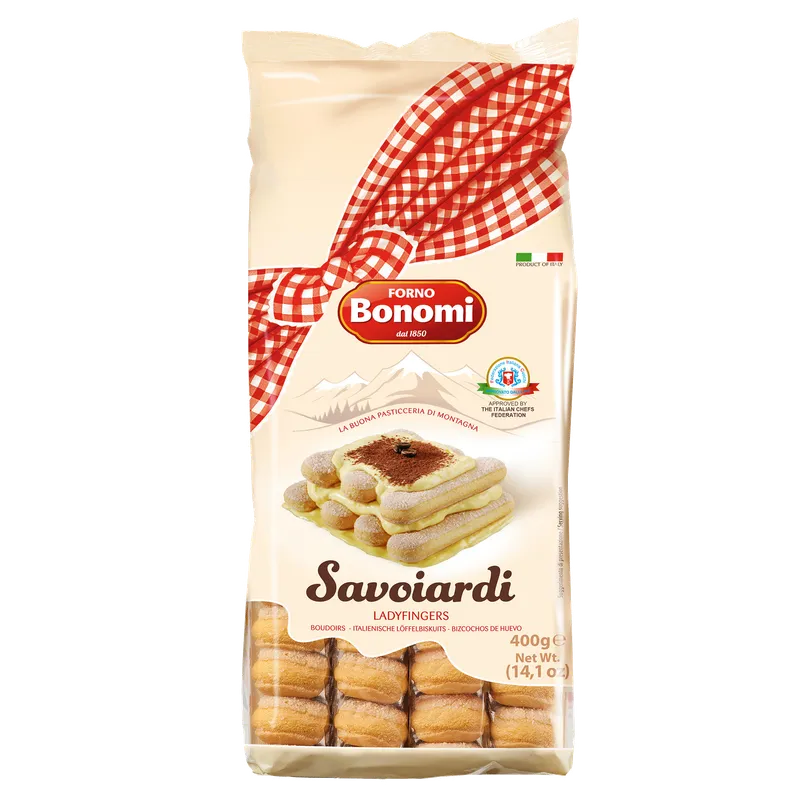 Savoiardi Bonomi 15x400g, producto de Spiga Impex