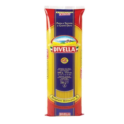 Spaghetti Ristor. N°8 Divella 36x500gr., producto de Spiga Impex