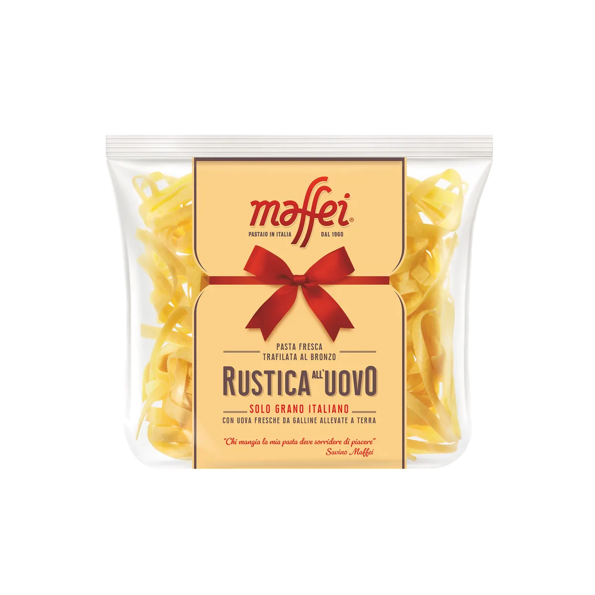 Tagliatelle Maffei Al Huevo 12x250g, producto de Spiga Impex