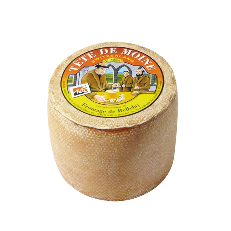Tete de Moine AOC Leche cruda 4x0,8 kg, producto de Spiga Impex
