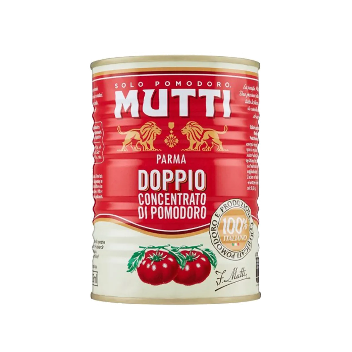 Tomate Mutti Concentrado 12x440gr, producto de Spiga Impex