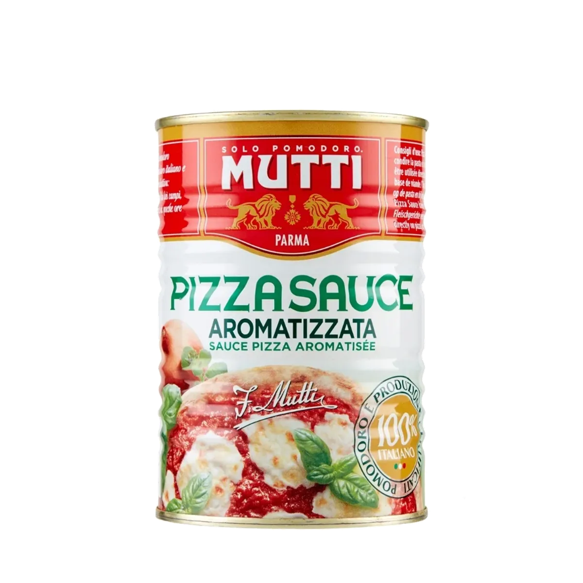 Tomate Mutti Pizza Sauce Pizza 12x400g, producto de Spiga Impex