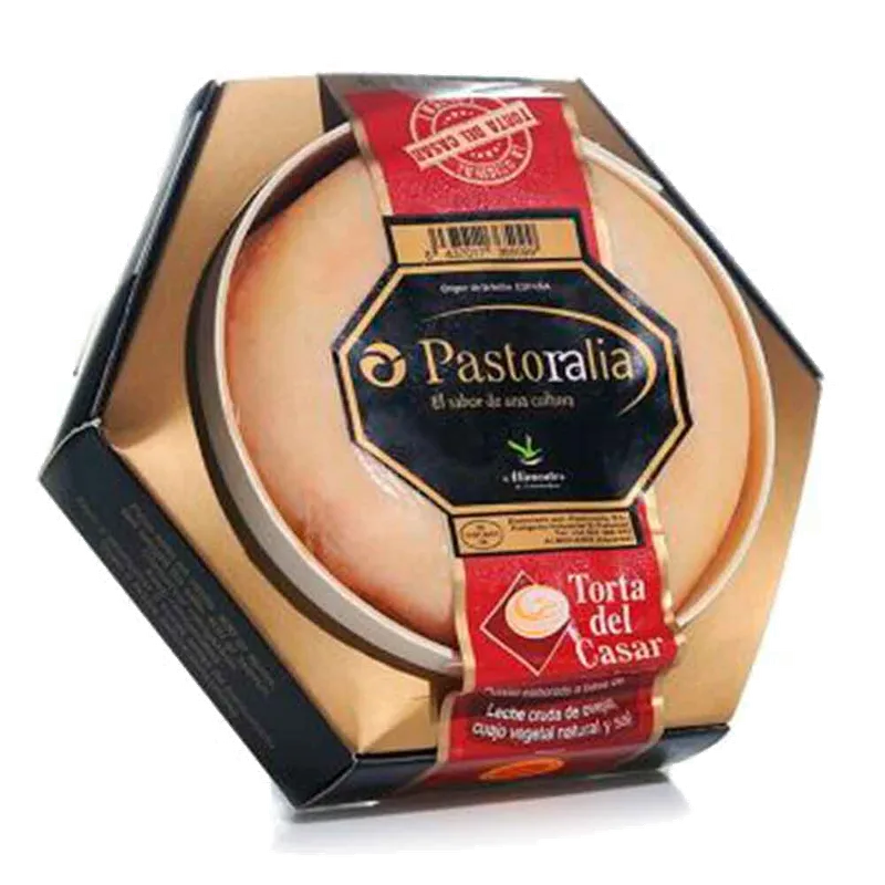 Torta del Casar D.O. Pastoralia 4x400g, producto de Spiga Impex