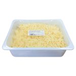 mozzarella julienne en cubo